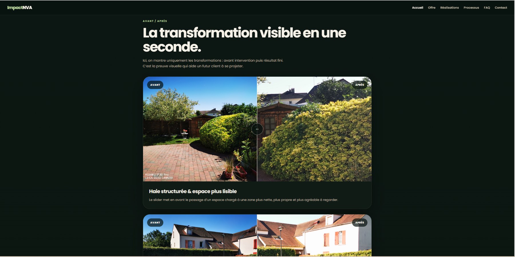 Page réalisations V2 Prestige