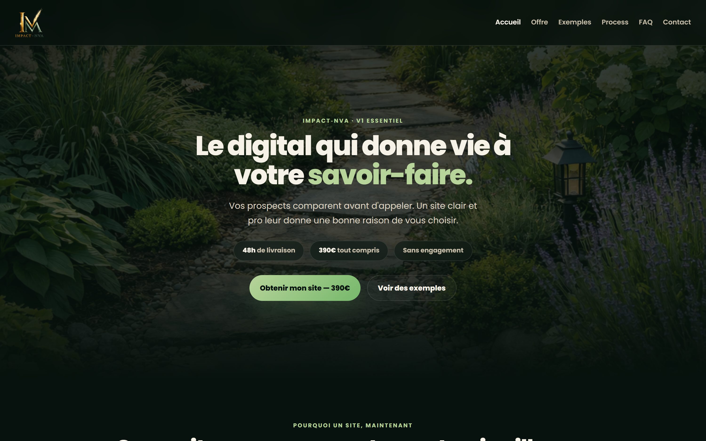 Site V1 Essentiel